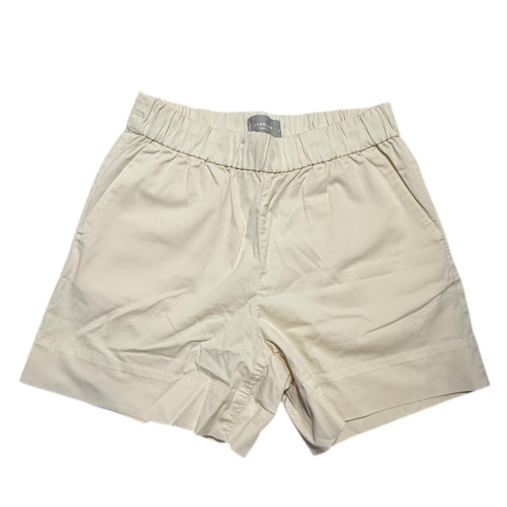 Everlane Organic Cotton Easy Short in Cream